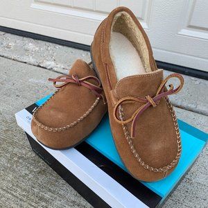 Vionic Dewey Mens Indoor Outdoor Slipper Moccasin